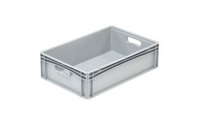 Plastkasse Basicline 600x400x170 mm - Grå