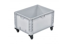 Plastkasse BasicPlus 800x600x560 mm - grå