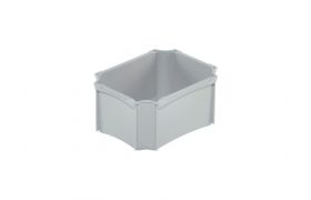 Basic indsatsbeholder - 1/8- 177x138x85 mm - grå