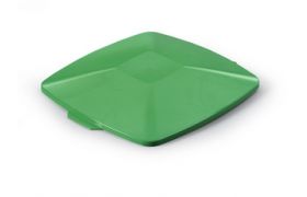 Låg til Plastbeholder 40L 328x360x40 mm - grøn