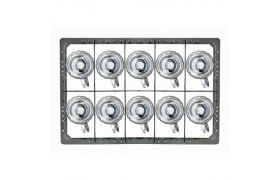 Opvaskekurv 600x400 mm - 215 mm - 2x5 glas