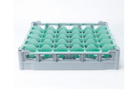 Opvaskekurv 500x500 mm - 73 mm - 30 glas