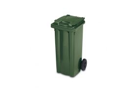 Affaldscontainer 2-hjulede 140 L - grøn