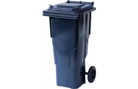 Affaldscontainer Europlast 2-hjulede 60L mørkegrå