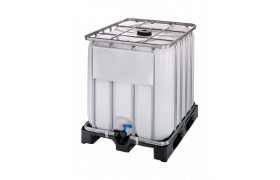 IBC palletank 800L. på plastpalle - UNY godkendt