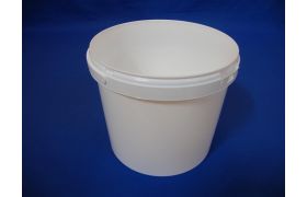 Plastspand 8057-5,8 L. m/plasth.- Hvid
