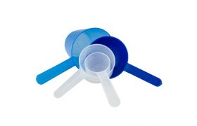 Måleske 25ml - PP natur - kort håndtag