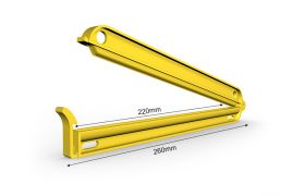 Poseklemme 260/220 mm - gul
