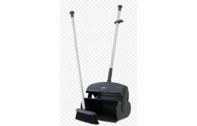Fejebakke sæt m/ kost & skraber 1050 mm - Grå