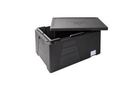 Termokasse 600x400x340 mm GN 1/1 Prem. Plus - Sort