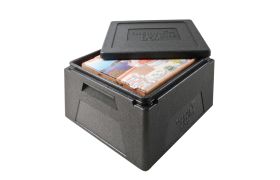 Termokasse 415x400x265 mm Boxer Pizza - Sort