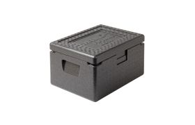 Termokasse 400x300x255 mm EN 1/2  Stapelbox - Sort