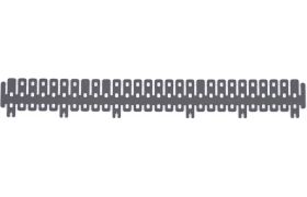 Longitudinal divider H42/L377 mm