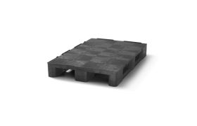 Plastpalle type HB3RR-CD med 3 meder og kanter