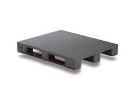 Plastpalle Craemer TC3 med 3 meder - uden kant 