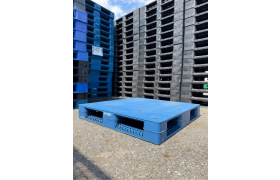 Brugte plastpaller - Blå FUSO 1100x1100 mm