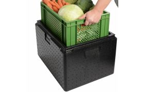 Termokasse 475x375x347 mm Frisk - Sort