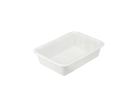 Plastbakke W - 25 L - 610x440x150 mm - natur