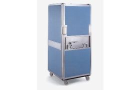 Termoskab 580 L på hjul - 810x710x1725 mm - blå