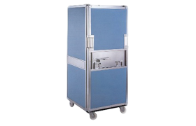 Termoskab 580 L på hjul - 810x710x1725 mm - blå