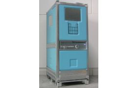 Termoskab 1010 L på fod - 1200x800x1930 mm - blå