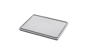 Låg til plastkasse 400x300 mm - grå