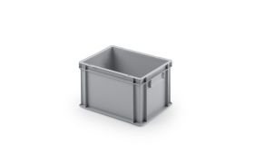 Plastkasse UNISTA 400x300x235 mm - lysgrå