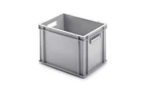 Plastkasse UNISTA M280 400x300x273 mm - lysgrå
