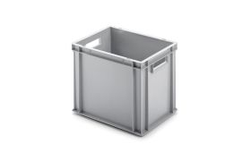 Plastkasse UNISTA M320 400x300x320 mm - lysgrå