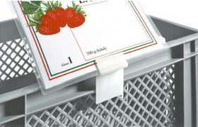 Prisskilt klemme - 50 x 40 mm