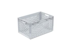 Plastkasse Lightline perf. 600x400x320 mm - grå