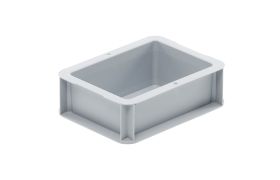 Plastkasse Basicline 200x150x70 mm - Grå