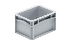Plastkasse Basicline 200x150x120 mm - Grå