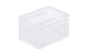 Plastkasse Basicline 200x150x120 mm - Transp.