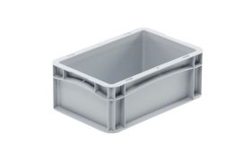 Plastkasse Basicline 300x200x120 mm - Grå