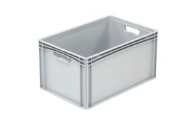 Plastkasse Basicline 600x400x320 mm - Grå
