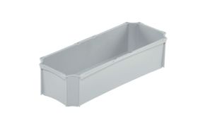 Basic indsatsbeholder - 1/4 - 355x138x85 mm - grå