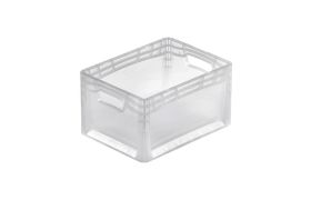 Plastkasse transparent - 400x300x220 mm - 24 l.