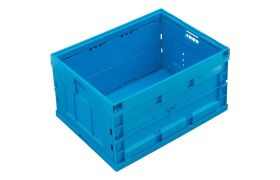 Foldekasse W - 172L-800x600x445/130 mm - blå
