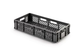 Indfrysningskasse 800x400x160 mm - slagfast, Grå