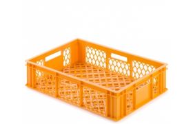 Brødkasse 600x400x154 mm - gul/orange