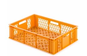 Brødkasse 600x400x171 mm - gul/orange