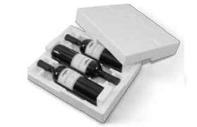 Vinkasse 385x310x119mm m/afstandsstykker - 24 stk.