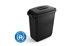 Plastbeholder 60L 590x282x600 mm - sort - ECO