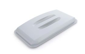 Låg til Plastbeholder 60L 501x272x57,5 mm - grå