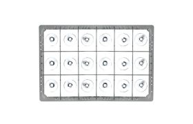 Opvaskekurv 600x400 mm - 145 mm - 3x6 glas