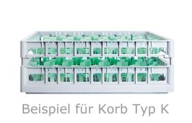 Opvaskekurv 600x400 mm - 170 mm - 33 glas
