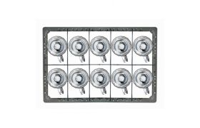 Opvaskekurv 600x400 mm - 170 mm - 2x5 glas