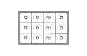 Opvaskekurv 600x400 mm - 175 mm - 3x4 glas