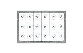 Opvaskekurv 600x400 mm - 175 mm - 3x6 glas
